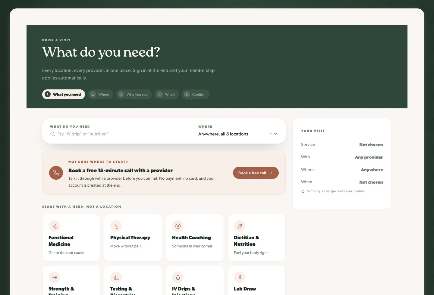 Mindbody WordPress plugin — step 1: choose what you need (STAT Modern Health)